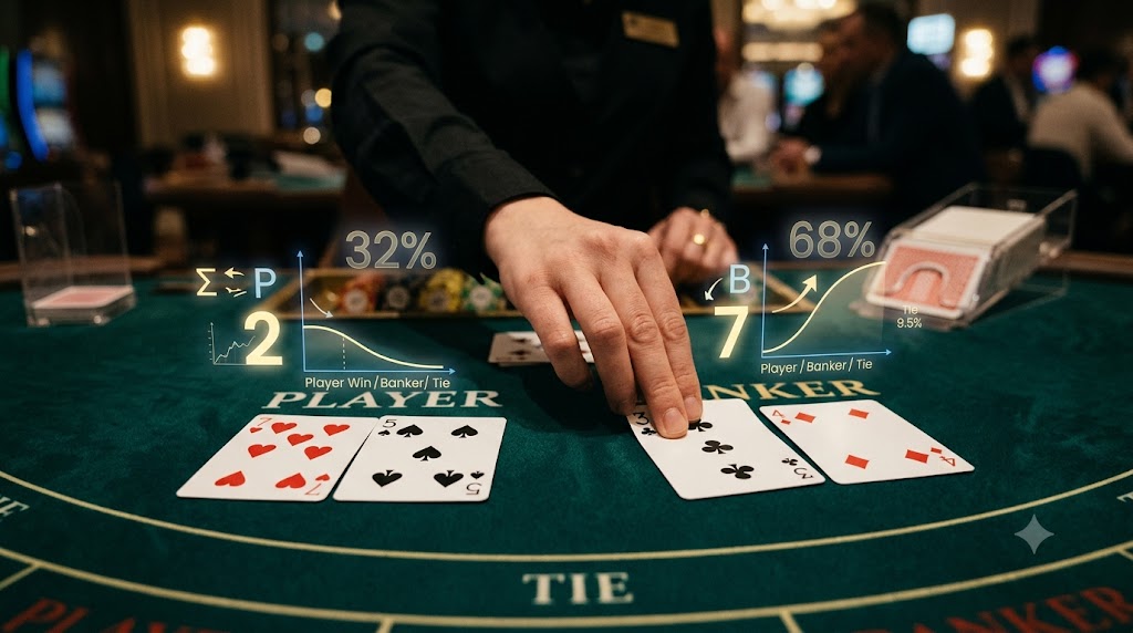 Baccarat odds: Den komplette guiden til sandsynligheder og baccarat casino odds