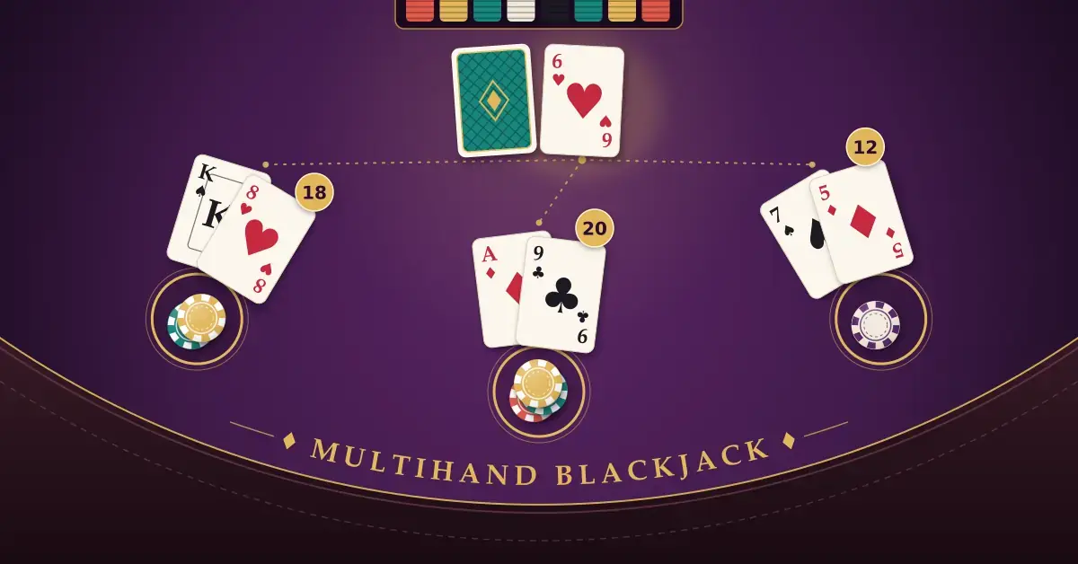 Multihand blackjack: slik spiller du flere hender samtidig