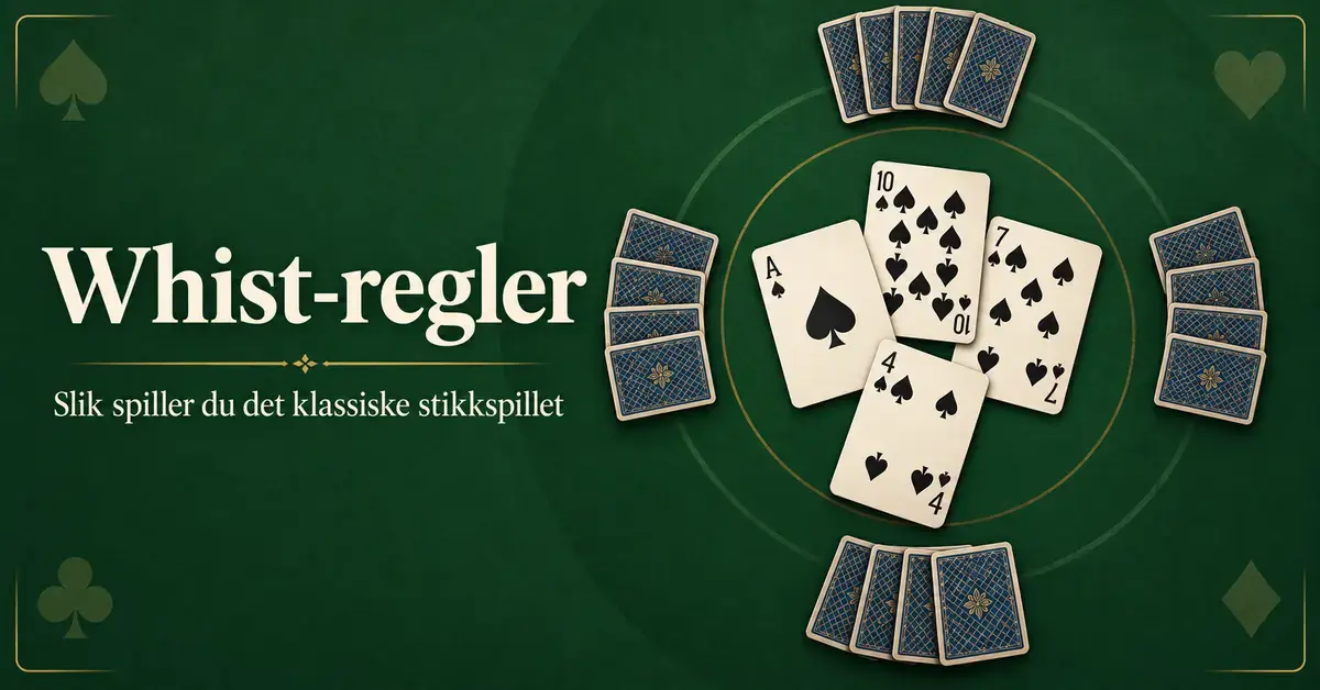 Whist-regler: slik spiller du det klassiske stikkspillet